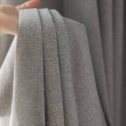 Tenzi 100% Blackout Curtain, 12 Colors, Faux Linen Thermal Curtain For Bedroom & Living Room, Room Darkening 1Pc - thumbnail 3