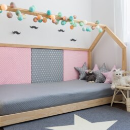 Children's Bed/House 90 X 180 cm + 3 Panels - Large - thumbnail 2