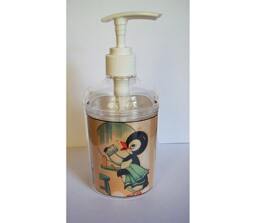 Penguin Soap Dispenser Retro Vintage Fifties Rockbilly Bathroom Bird Decor Kitch