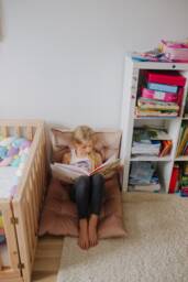 Kids Floor Pillow Girls Room Toddler Nap Bed Reading Nook Daybed Cushion Low Japanese