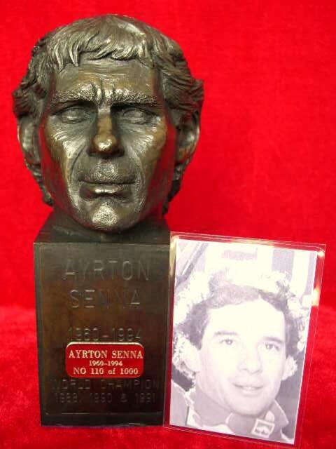 Ayrton Senna Bronzed Bust Sculpture Formula 1 Legends Forever - Limited Edition - image 1