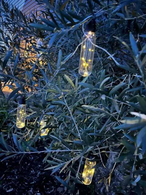 10Led Solar Bottle String Lights Outdoor Garden Decor Decoration Warm Eco Light - image 1