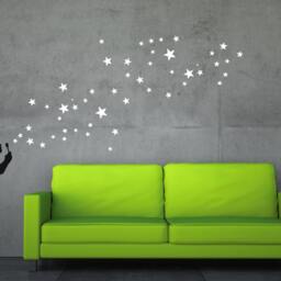 Wall Decal Star Bubble Girl Diy, Bubble Girl, Star Soap Bubbles, Starry Sky, Street Art Banksy Style Sticker, Urban Design - thumbnail 2