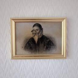 "Portrait Of John Dee - William Greatbach, 1842 Handmade Reproduction On Canvas 5""x7" - thumbnail 1