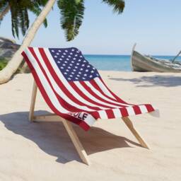 Usa Beach Towel, Usa Flag Tovel, Of Usa, Usa Beach Country Gift, Gift - thumbnail 4