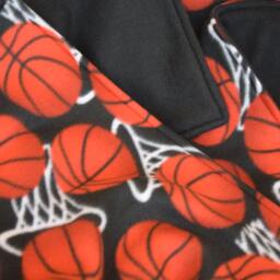 Basketball & Hoops Double-Sided Sports Fleece Blanket - thumbnail 2