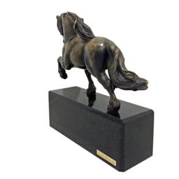 Fresian Horse - Fifth Kind, Horse Marble Statue, Limited Edition, Artdog - thumbnail 4