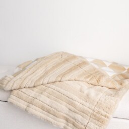 The Riggs-Baby Blanket, Minky Adult Car Seat Lovey, Kid Baby Gift, Newborn Checkered, Neutral - thumbnail 2