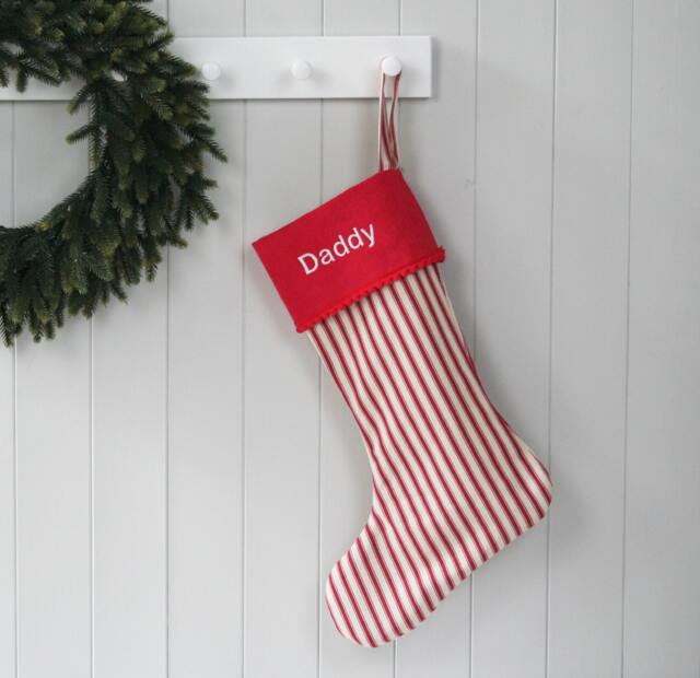 Christmas Stocking - Holiday Personalised Stockings Decorations Socks - image 1