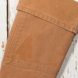Repurposed & Upcycled Canvas Pants Christmas Stocking - Hunter, Farmer Contractor Or Outdoor Lover - thumbnail 2