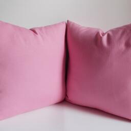 Pink Cotton Throw Pillow Cover Set Decorative Accents, 18-Inch - thumbnail 2
