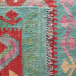 Kilim Runner Tribal, Handmade Artisan Afghan Turkish Persian Qashqai Navajo Bohemian Natural Wool Flatweave Rug 208x67 cm - thumbnail 3