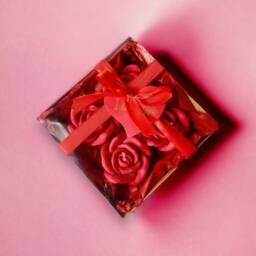 Red Rose Shaped Candle Set, Birthday Gift For Her, Romantic Valentine's Day Gift, Thank You Her, Floral Set, Red Home Decoration - thumbnail 3