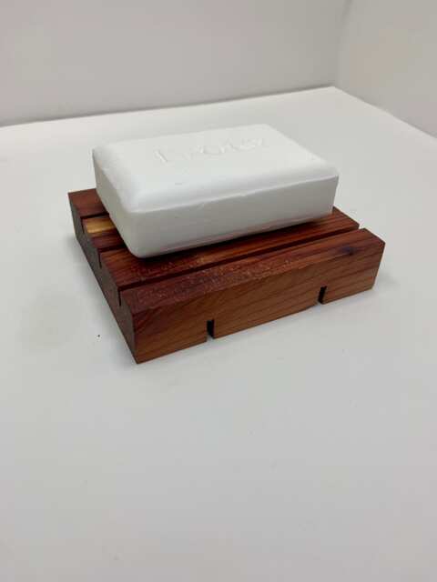 Wooden Soap Dish, Holder, Rack, Cedar Handmade Draining Dish