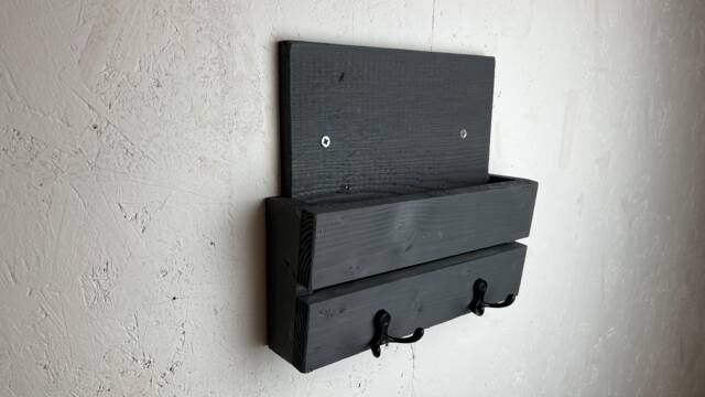Letter Holder With Key Hooks - image 1