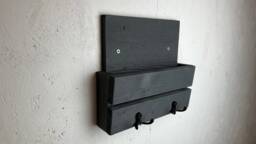 Letter Holder With Key Hooks - thumbnail 1