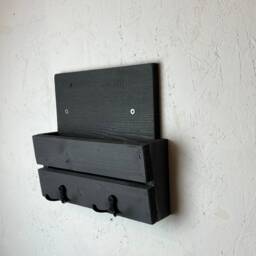 Letter Holder With Key Hooks - thumbnail 3