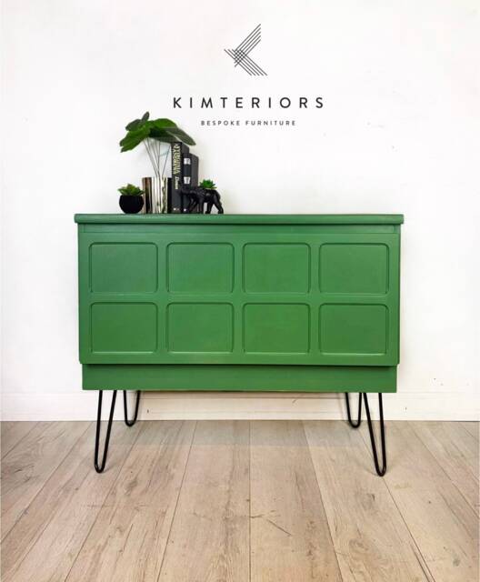 Bright Green Nathan Drinks Cabinet, Media Unit, Sideboard - image 1