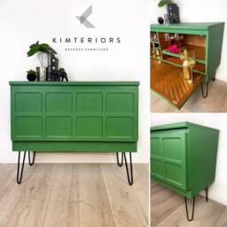 Bright Green Nathan Drinks Cabinet, Media Unit, Sideboard - thumbnail 2