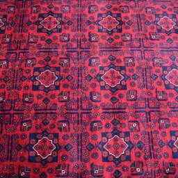 Custom Size, Large Afghan Handmade Rug, Tribal Turkmen Khamyab , Area Oriental Bukhara Living Room Rug - thumbnail 4
