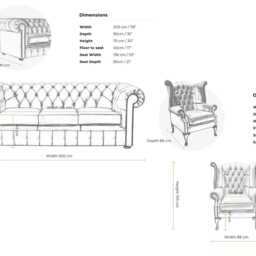 Lounge Sofa Suite Armchair 3 + Queen Anne Chairs Oxblood Red Real Leather Free Mainland UK Delivery - thumbnail 4