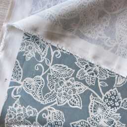 1508. Henna in Steel Grey 100% Cotton Cushion Cover, Various Sizes - thumbnail 4