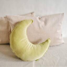 Velvet Moon Pillow Decorative Nursery Cushion - thumbnail 2