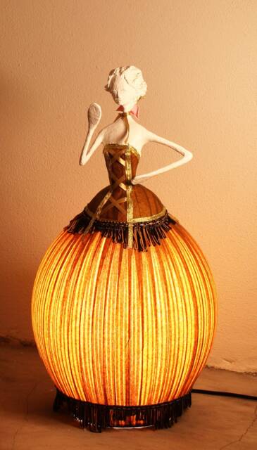 Paper Mache, Floor Lamp, Lighting Decor, Table Light, Living Room Design Homedecor, Ambient, Lamps, Sculpture