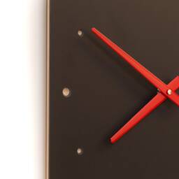 Modern Wall Clock With Linoleum, Various Colors, Minimalist Design, Whisper-Quiet Quartz Movement, Kitchen Clock, Office, Living Room, Gift Idea - thumbnail 3