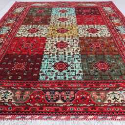 5x7 Ft Colorful Afghan Bukhara Rug, Veg Dyes Wool Hand Knotted Turkmen Tribal Bedroom Carpet, Living Room Oriental Area Rug - thumbnail 3