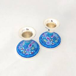 Candle Holders, Candlesticks Table Decoration, Housewarming Gift, Religious Gifts, Bat Mitzvah, Jewish Art, Judaica - thumbnail 3