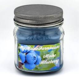 Maine Blueberry Soy Candle Natural, Non-Toxic, Eco-Friendly - thumbnail 3