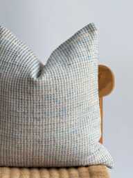 Hand Woven Striped Pillow Cover Karen Ethnic Textile - 20x20 - thumbnail 1
