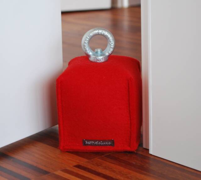 Doorstop Made Of Wool Felt - image 1