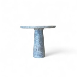 Ide Travertine Side Tables Silver Round Travertine Stone - Use As Side, End, Patio, Accent Tables, Or Nightstands. Combine For Coffee Table - thumbnail 3