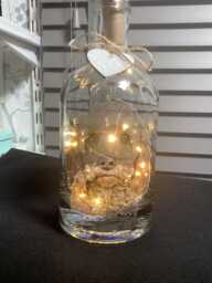 Personalised Cockapoo Light Up Bottle, Bottle Lamp With Gift Messaging Service & Bag - thumbnail 1
