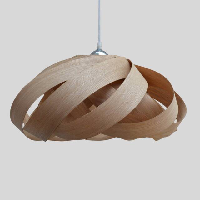 Handmade Unique Nest 2-Light Pendant Lamp-Chinese Ash-Ceiling Light-Wood Light-Pendant Light-Chandelier-Light Fixture-Rustic Light - image 1
