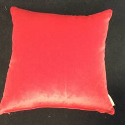 Velvet. Christmas Cheers, Red Velvet Cushion Covers - thumbnail 3