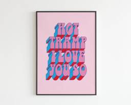 Rebel - Hot Tramp I Love You So Lyrics Music A3 A4 A5 Wall Art Poster Print Gift - thumbnail 1