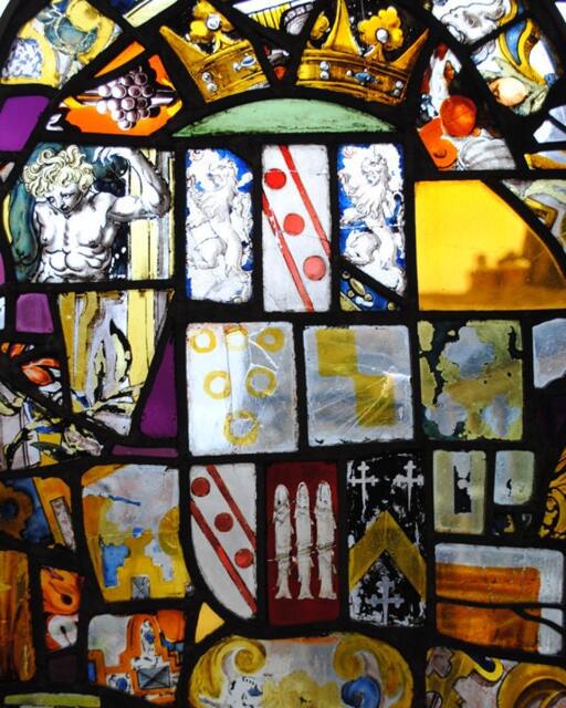 stained Glass Window, Fine Art Photography Print, Church Warm Colors, Found in Manchester, Unique Home Decor, Wall Art, Photo Gifts - image 1