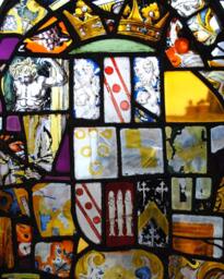 stained Glass Window, Fine Art Photography Print, Church Warm Colors, Found in Manchester, Unique Home Decor, Wall Art, Photo Gifts - thumbnail 1
