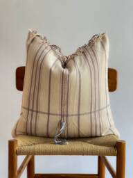Hand Woven Natural Fiber Pillow Cover - thumbnail 1