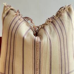 Hand Woven Natural Fiber Pillow Cover - thumbnail 2