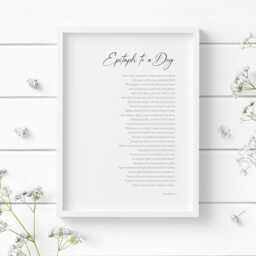 Epitaph To A Dog Print - Lord Byron Poem Pet Memorial Wall Art Loss Gift Unframed - thumbnail 4