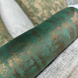 "Green Cushion, Luxury Bed Bolster, Stylish 16"" X 6" - thumbnail 3