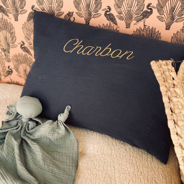 Custom Pillowcase 60x40cm in Double Gauze Oeko Tex - image 1