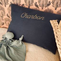 Custom Pillowcase 60x40cm in Double Gauze Oeko Tex - thumbnail 1