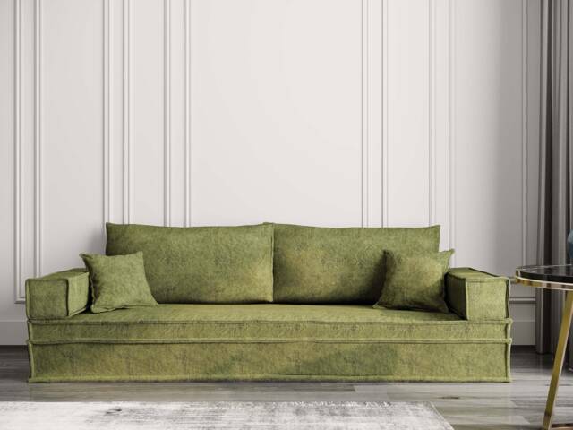Handmade Moroccan Floor Sofa, Oriental Style, Yoga Couch - image 1