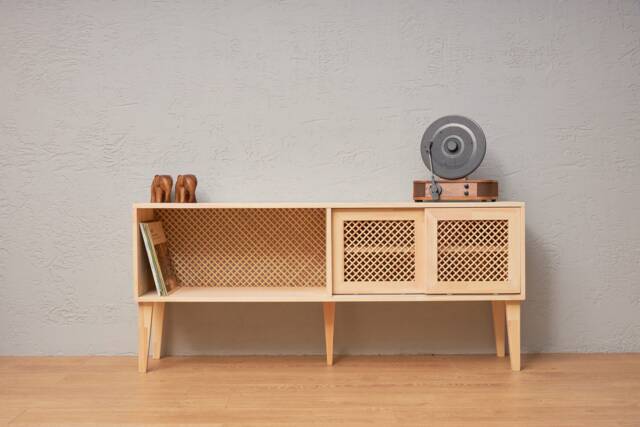 Media Console, Handmade From Solid Pinewood - Suksess - image 1