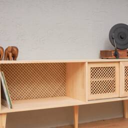 Media Console, Handmade From Solid Pinewood - Suksess - thumbnail 3